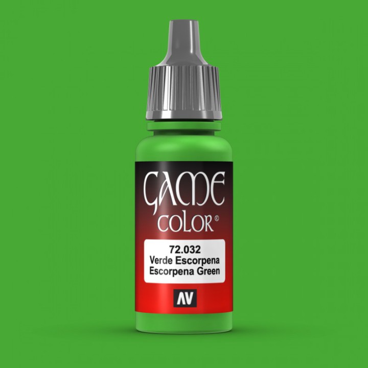 GAMECOLOR 17ML.032-VERDE ESCORPENA