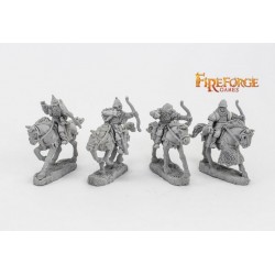 Junior Druzhina Archers (4 mounted resin figures)