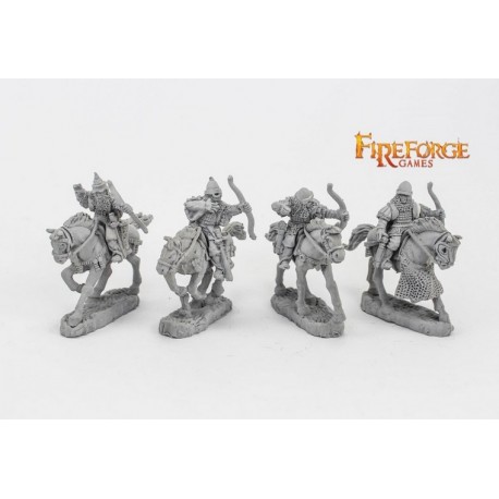 Junior Druzhina Command (4 mounted resin figures)