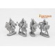 Junior Druzhina Lancers (4 mounted resin figures)