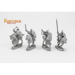 Senior Druzhina Command (4 mounted resin figures)