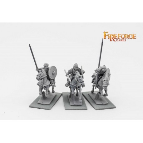 Russian Chernyeklobuki Archers (3 mounted resin figures)