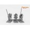 Russian Chernyeklobuki Archers (3 mounted resin figures)