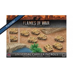 Desert Rats Universal Carrier Patrols (Plastic x 9)