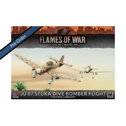 Afrika Korps Ju 87 Stuka Dive Bomber Flight (x 2)