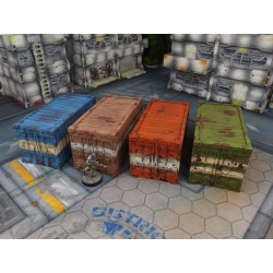 Quad Cargo Crates (4)