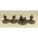 15mm UK and Commonwealth HQ/Battery HQ set