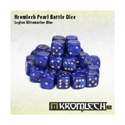 Kromlech Pearl Battle Dice - Legion Ultramarine Blue