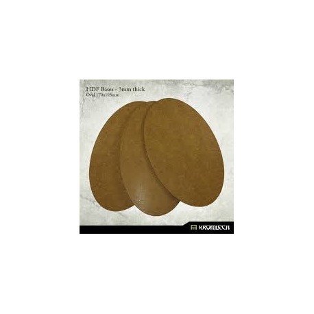 HDF 3mm Bases, Oval 170x105mm