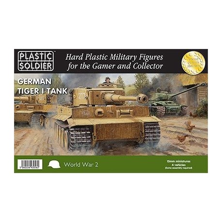 15mm Easy Assembly German Tiger I Tank