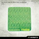 BLOOD DROPS WOUND MARKERS GREEN