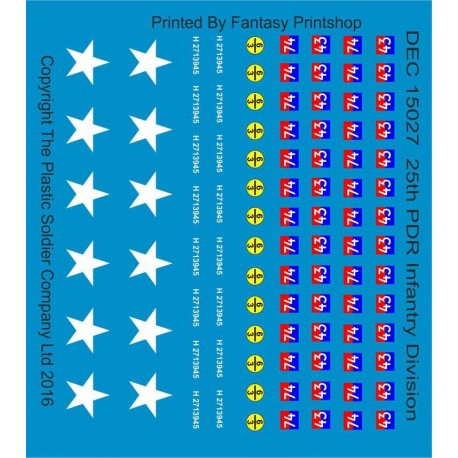 15mm 25 pdr Infantry Divisions