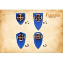 The Order of Jerusalem shields
