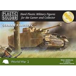15mm Easy Assembly German Panzer IV Tank (x5)