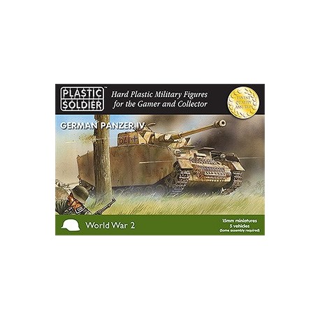 15mm Easy Assembly German Panzer IV Tank