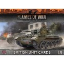Armies of Late War: British Unit Cards