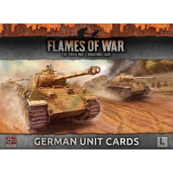 Armies of Late War: German Unit Cards