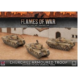 Churchill Armoured Troop (Plastic)