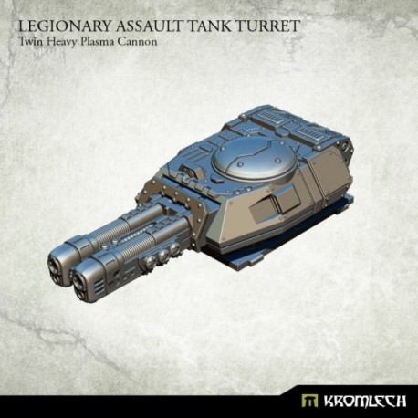 LEGIONARY ASSAULT TANK TURRET: TWIN HEAVY PLASMA CANNON (1)