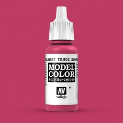 041:MODELCOLOR 802-17ML. ROJO ROSADO