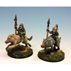 Goblin wolf riders with lance 1