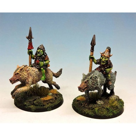 Goblin wolf riders with lance 1