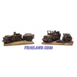 Jeep & Trailer (2x Resin)