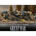 Great War: French Unit Cards
