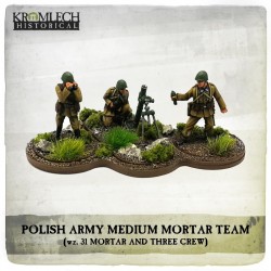 POLISH ARMY MORTAR TEAM