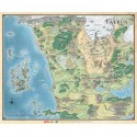 Faerûn. Realm and Sword Coast Map (27" x 32")