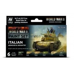 WWII Paint Set Desert British & German Armour & Infantry
