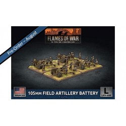 105mm Field Artillery Battery (x4 Plastic)