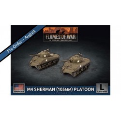 M4 Sherman (105mm) Assault Gun Platoon (x2 Plastic)