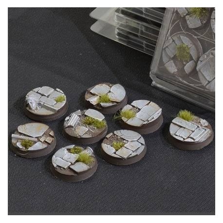 Temple Bases Round 25mm (x10)