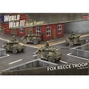 Fox Recce Troop (x4 Plastic)