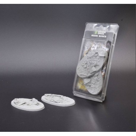 Rocky Fields Resin Bases, Oval 75mm (x3)