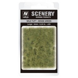 Wild Tuft - Dense Green: 6 mm.