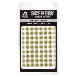 Wild Tuft - Beige: 2 mm.