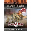 Desert Rats Unit Cards