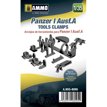 Anclajes de herramientas para Panzer I Ausf.B