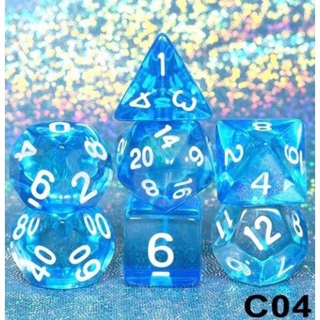 Pack Dados Rol Negro-Rojo