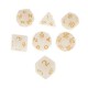 Pack Dados Rol Negro-Dorado