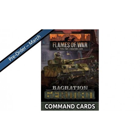 Bagration: German Unit Cards