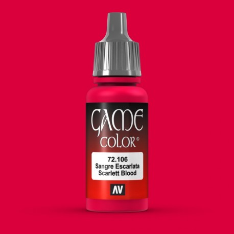 GAMECOLOR 17ML.106-SANGRE ESCARLATA