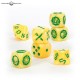 BLOOD BOWL: HALFLING TEAM DICE SET