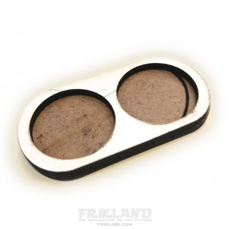 Peana Cuadrada 40x40mm 16 unidades