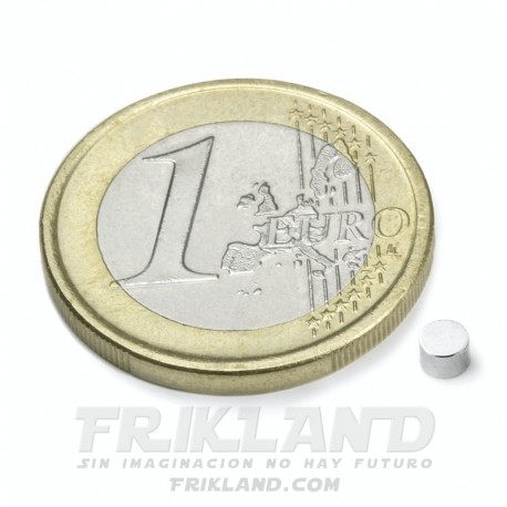 Bolsa 40 imanes de neodimio 4 mm (diámetro) x2 mm (grosor)