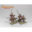 Mongol Heavy Cavalry Lancers (6 mounted resin figures)