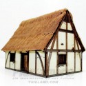 Pre-Painted High Medieval Cottage