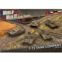 T-72 Tank Company (x5) Plastic Including T-72B Upgrade Sprues